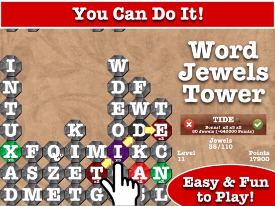Screenshot #5 pour Word Jewels® Tower