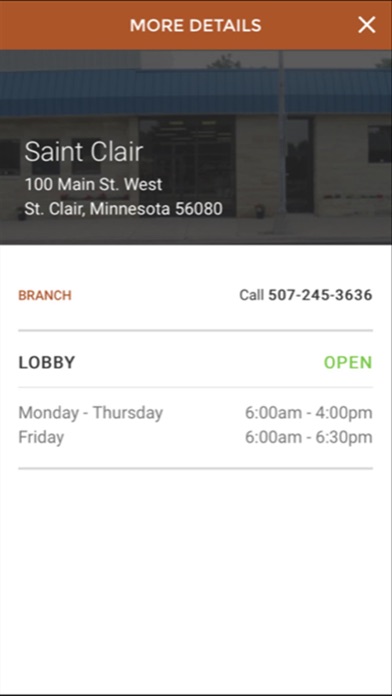 Saint Clair State Bank Screenshot