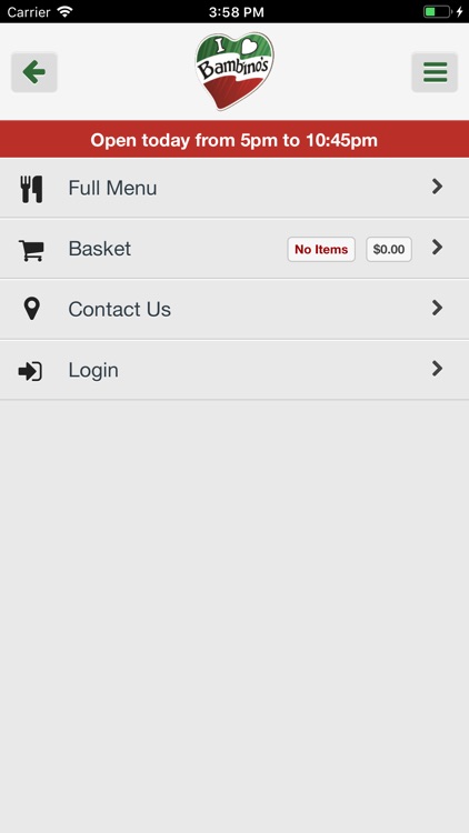 Bambino Torino Pizza