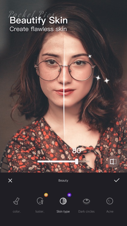 PocketPics- Hair & Face Editor screenshot-9