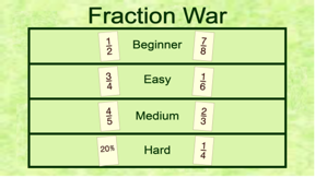 Fraction War screenshot