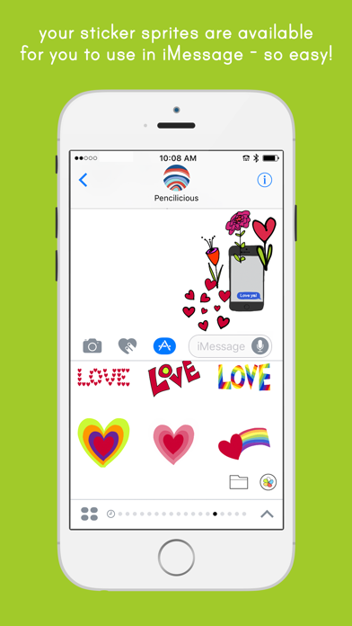doodles! stickers and sketches iPhone screenshot 4 - Utilities app