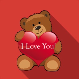Teddy Valentine Bear Stickers