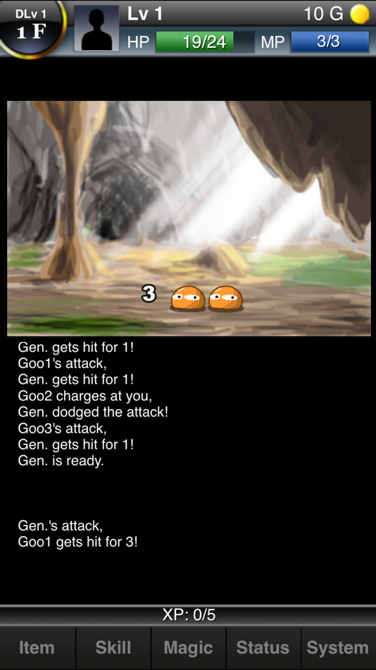 #4. Dungeons & Such Lite (iOS) Podle: Genki Mine