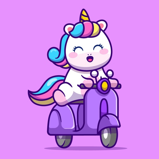 Animated UNICORN Stickers! icon