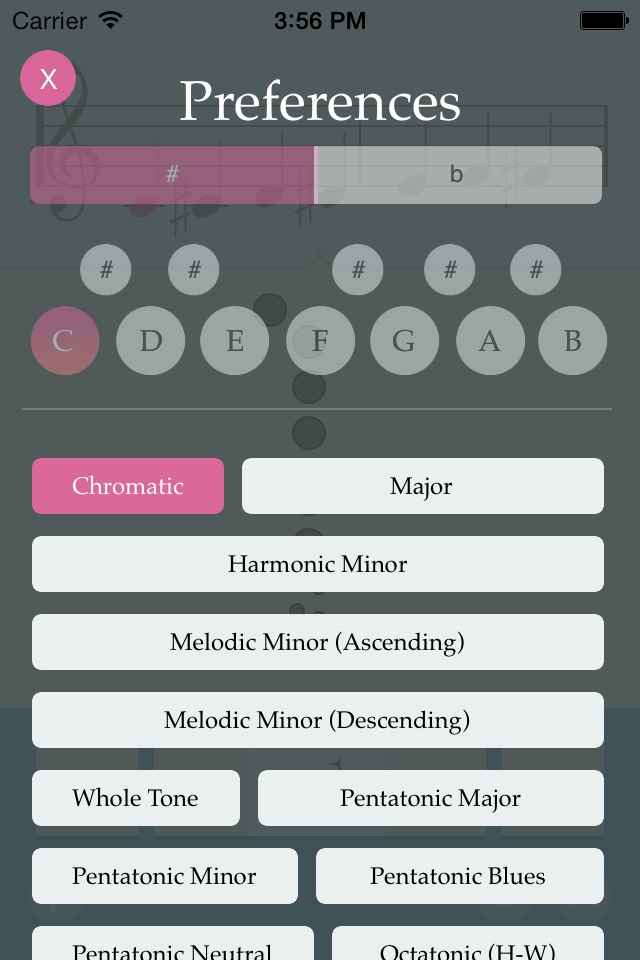 Recorder fingering chart screenshot 2