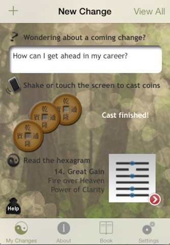 iChing Pocket App of Wisdom screenshot 2