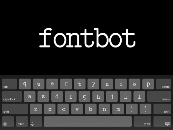 Fonts Air - Font keyboard iPad screenshot 4 - Utilities app