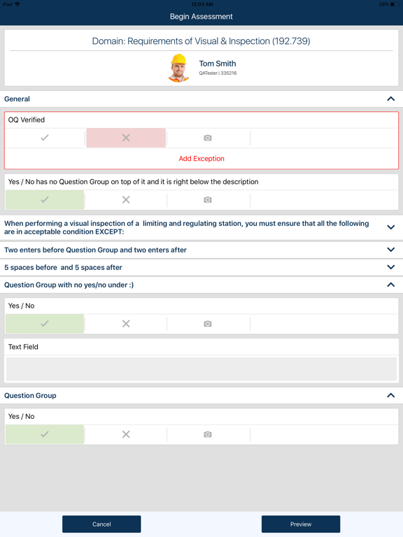 OnBoard Assure iPad screenshot 4 - Productivity app