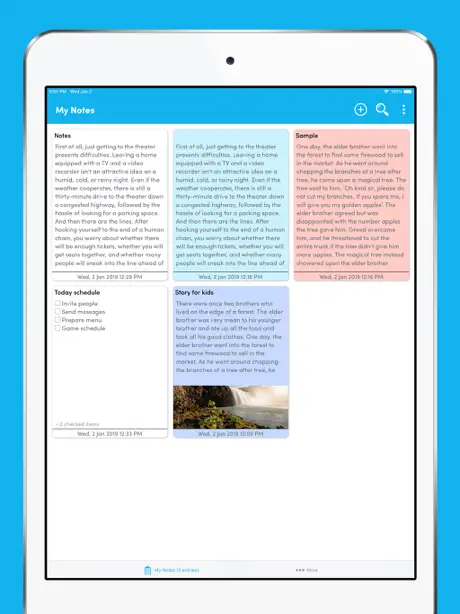 My Notes - Notepad, Checklists