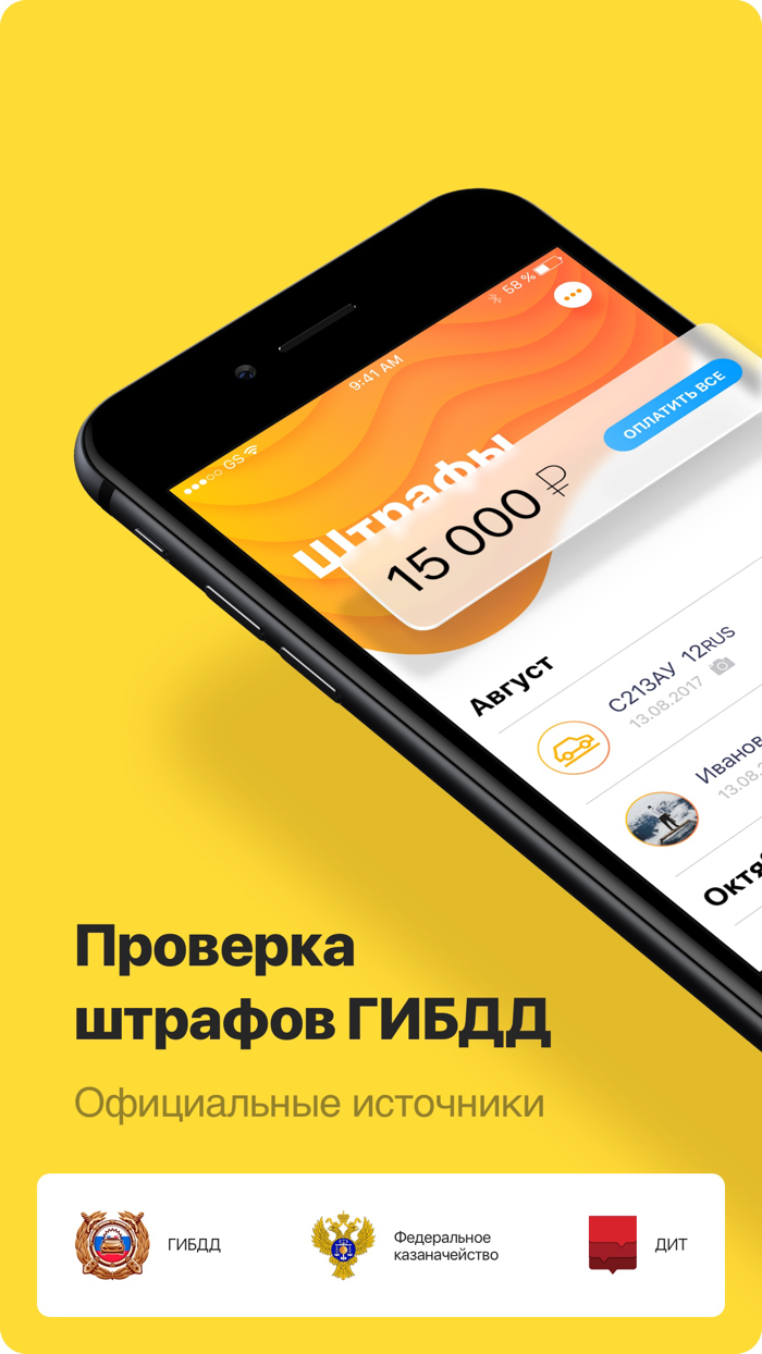 Штрафы ГИБДД госуслуги