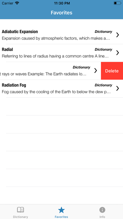 Pilot Dictionary Screenshot