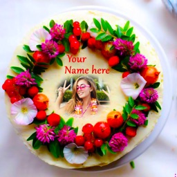 Name Picture On Birthday Cake