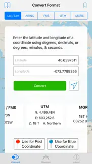 gps coordinate converter iphone capturas de pantalla 1