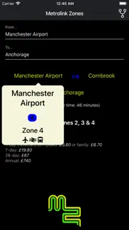 metrolink zones iphone screenshot 2