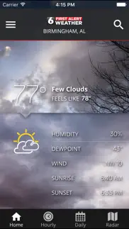 wbrc first alert weather iphone screenshot 1