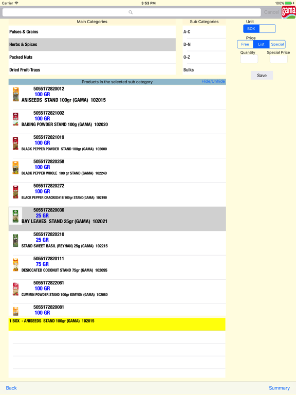 Screenshot #4 pour Gama Plus Ltd  - Online Order
