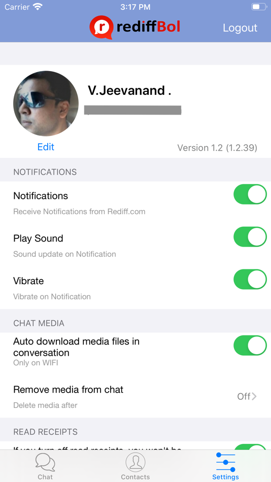 #3. rediffBol Professional (iOS) 由: Rediff.com