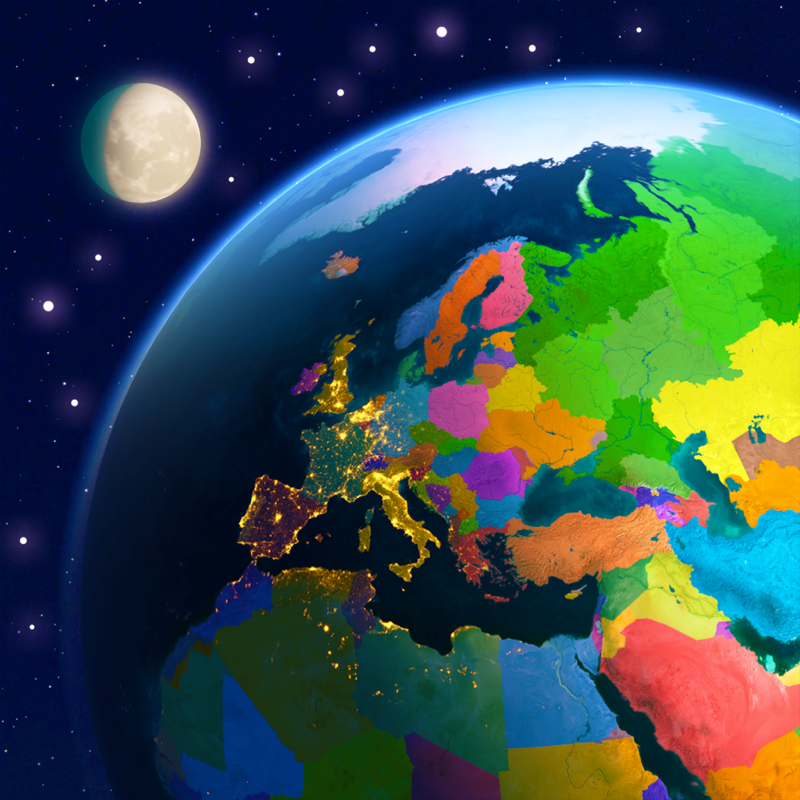 Terre 3D - Atlas du Monde