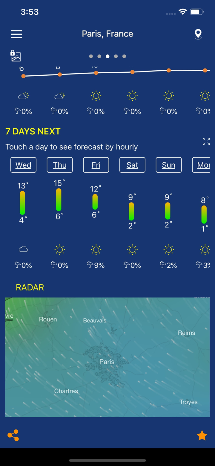 天气 预报 - 氣溫 pro screenshot 4