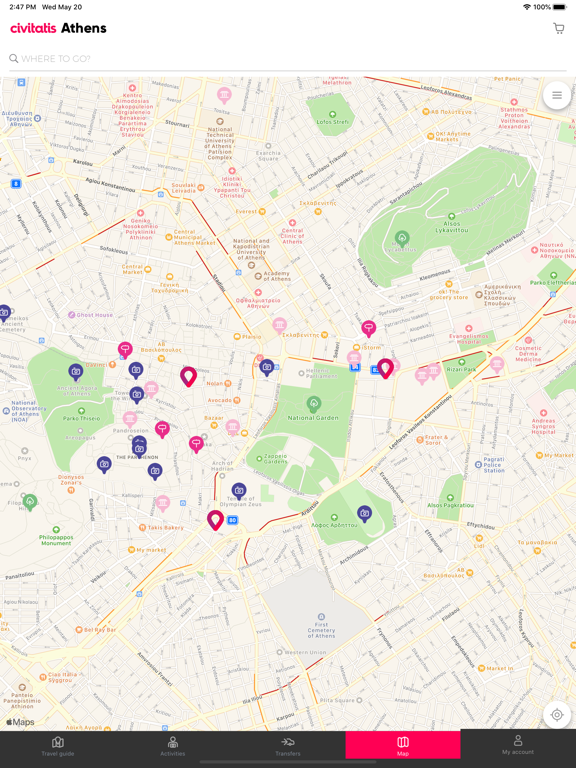 Athens Guide by Civitatis iPad screenshot 4 - Travel app