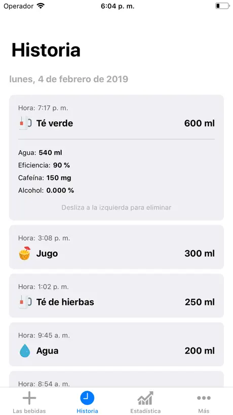 Balance de agua - Beber agua
