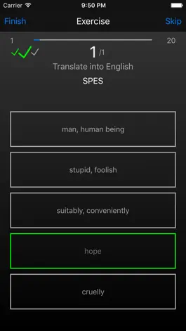 Game screenshot SMART Latin Vocab Tester mod apk
