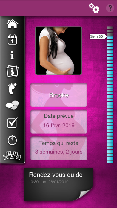 Screenshot #1 pour iPregnant