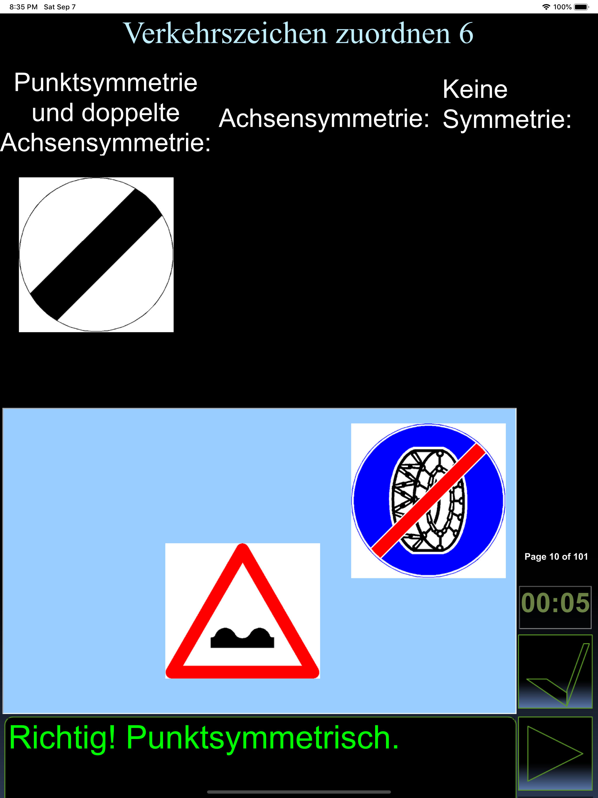 mathapp LU20 Symmetrie  Winkel screenshot 15