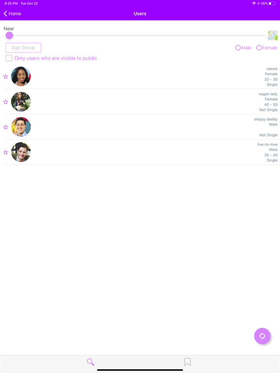 BostApp iPad screenshot 5 - Social Networking app