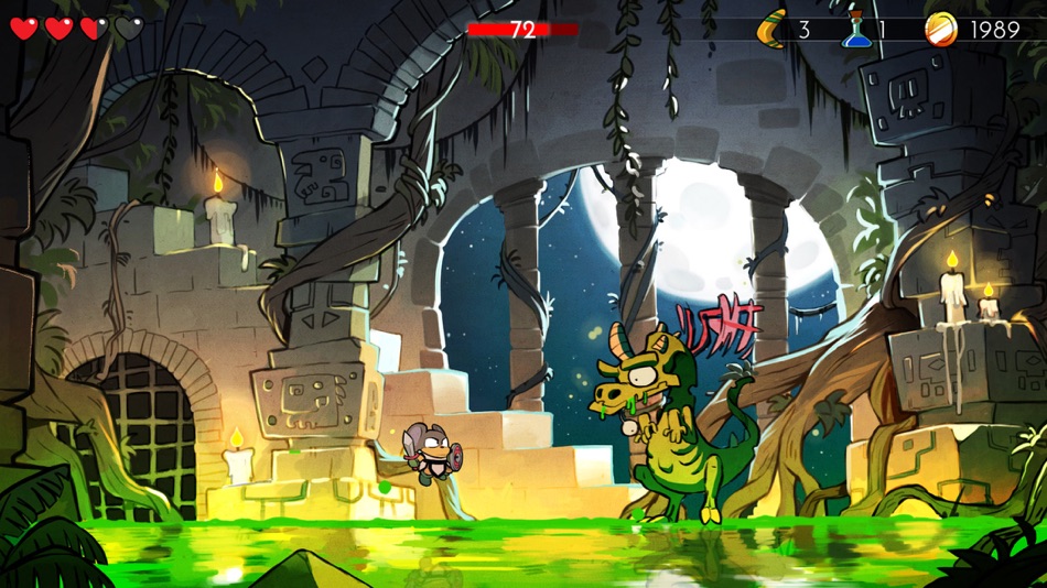 #4. Wonder Boy: The Dragon's Trap (iOS) От: DotEmu