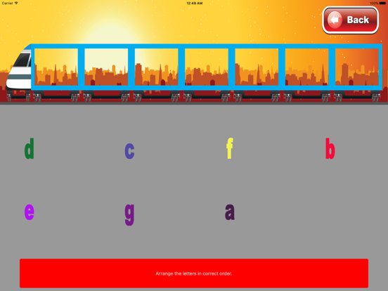 Montessori  Activities Train 1 iPad screenshot 4 - Games app