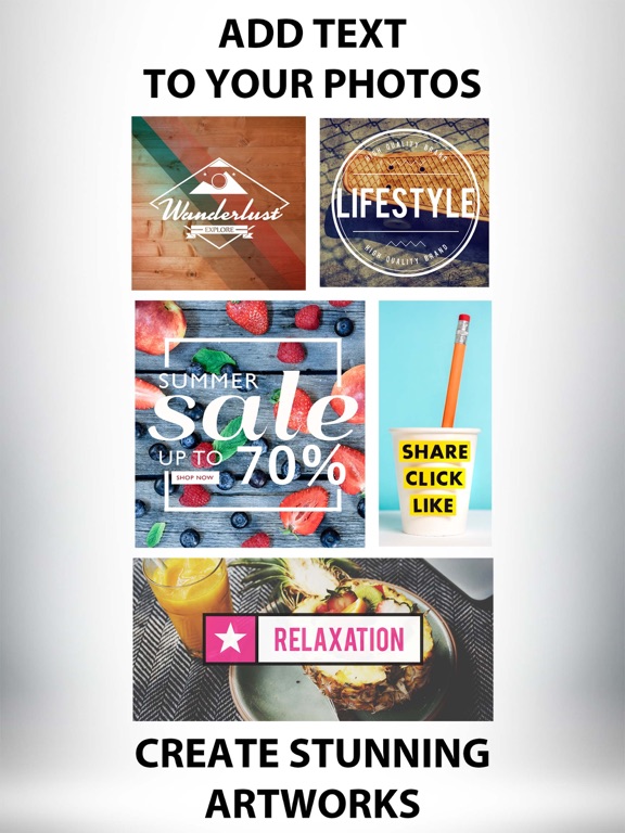 Screenshot #4 pour PhotoText : Add Text To Photos