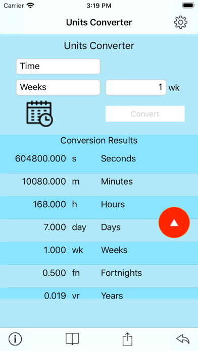 My Units Converter Screenshot