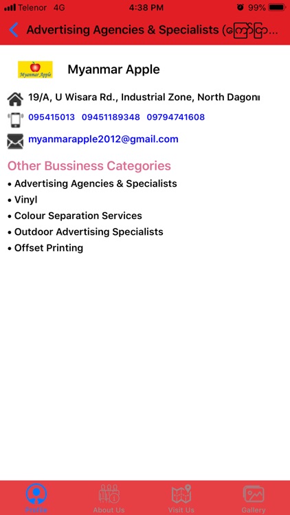 Myanmar Advertising Directory screenshot-5