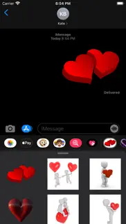 valentines emoji iphone screenshot 1