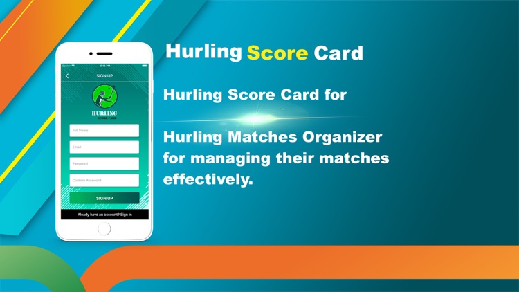 Hurling Score Card