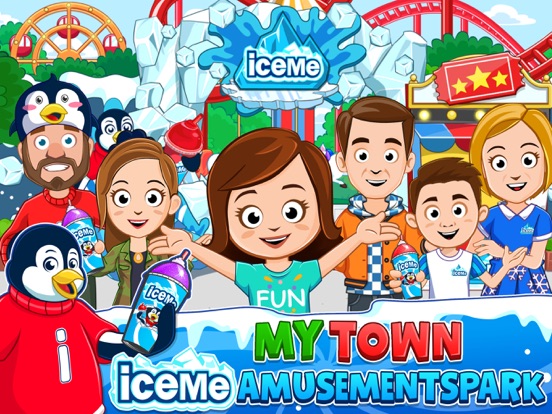 My Town : ICEME Amusement Park iPad app afbeelding 1
