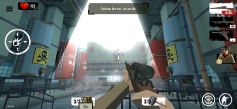 World War Polygon- WW2 shooter - Infiltrate a hazardous chemical plant environment, utilizing a scoped sniper rifle for precise long-range engagements toward critical objectives.