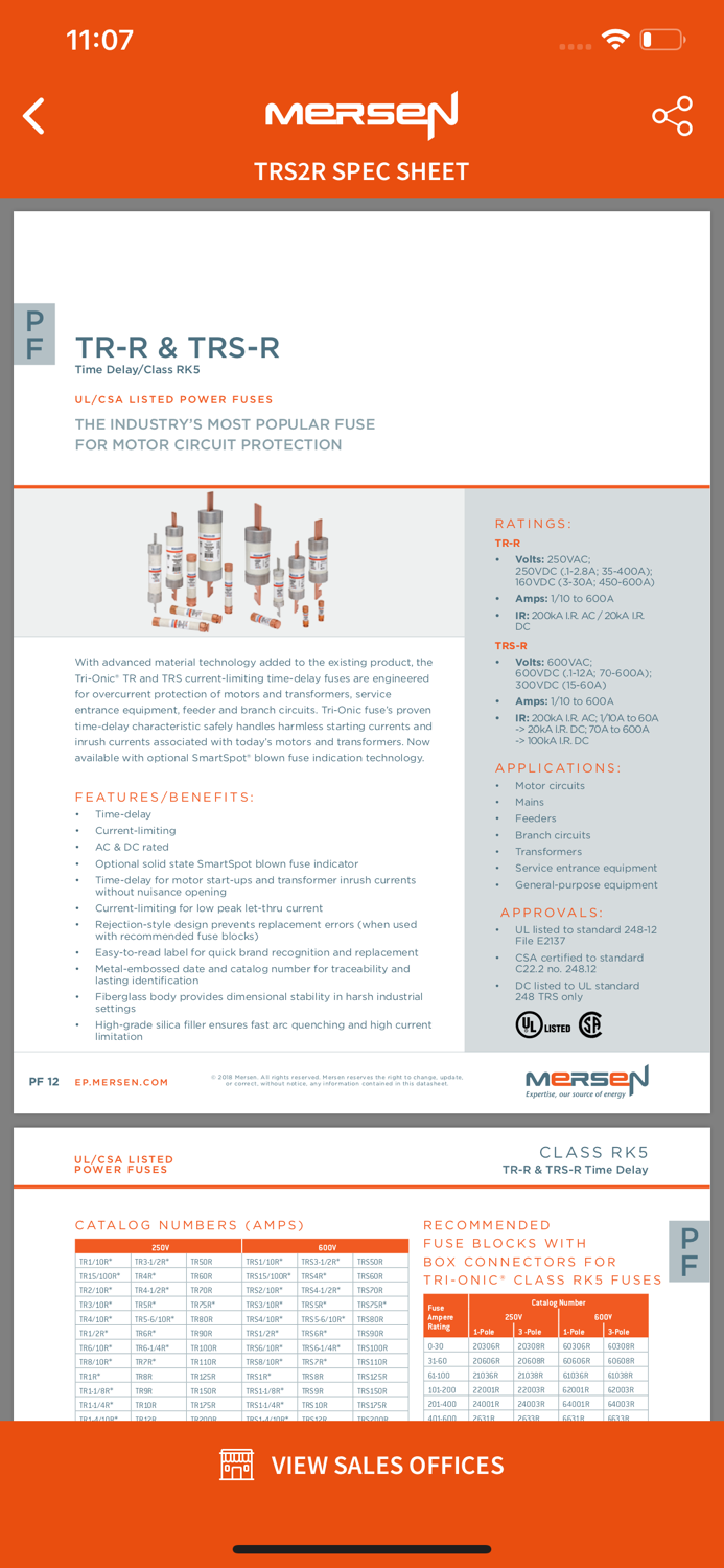 Mersen Product Recognition App