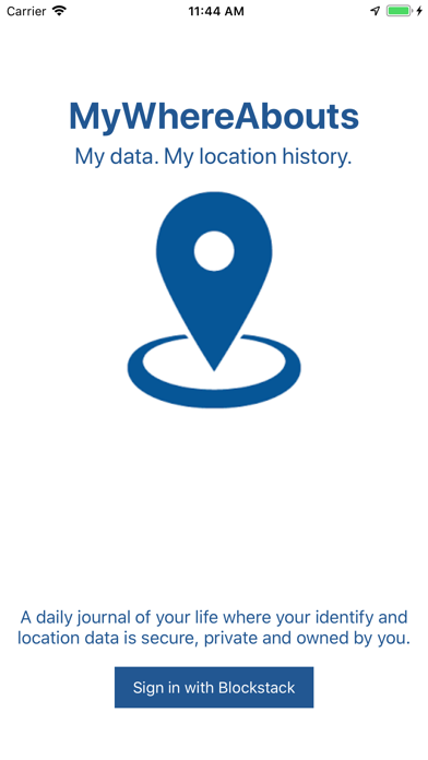 Screenshot #1 pour MyWhereAbouts