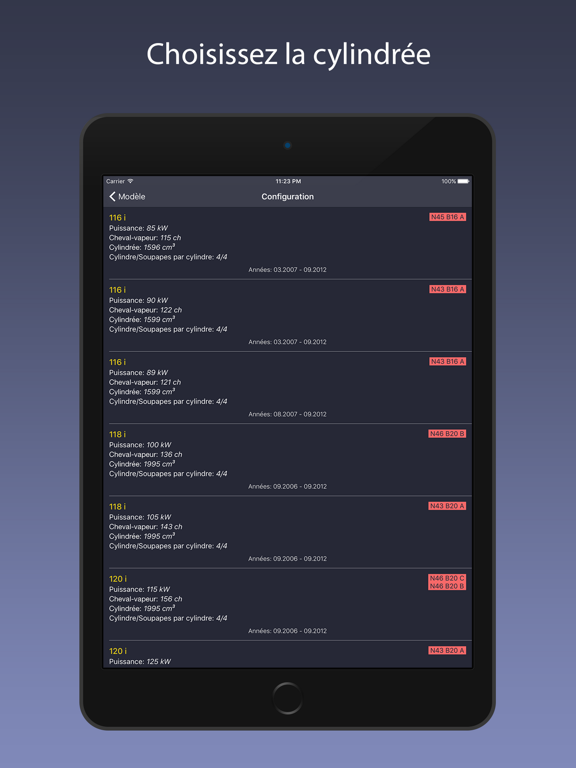 Screenshot #5 pour TechApp pour BMW