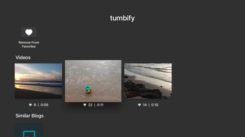 Screenshot #1 for Tumbify