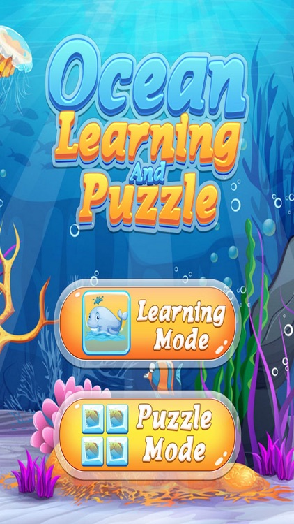 Ocean Learning And Puzzle screenshot-0