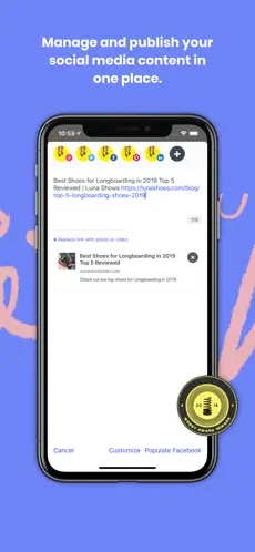 Captura 1 Buffer: Social Media Manager iphone