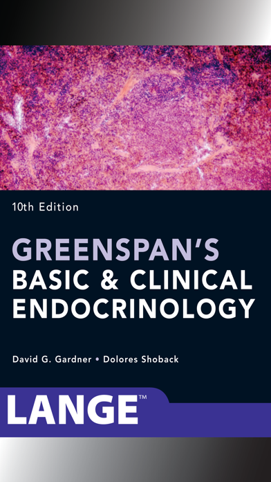 Greenspan's Endocrinology 10/E Screenshot
