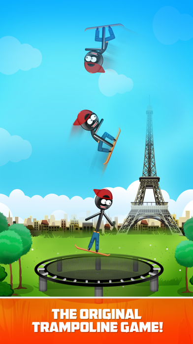 Screenshot #1 pour Stickman Trampoline Jumping