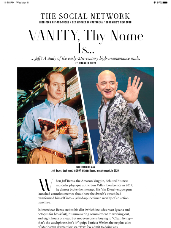 Town & Country Magazine US iPad screenshot 3 - Lifestyle app