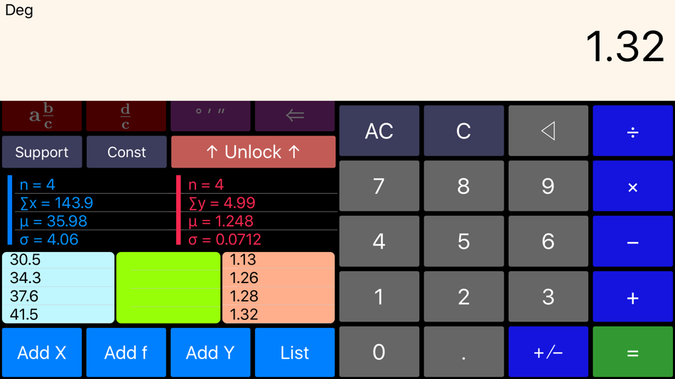 #1. Statistics Calculator-- (iOS) Podle: Dogahe