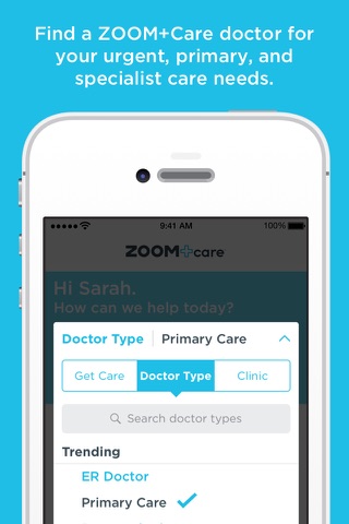 ZoomCare On-Demand Healthcare screenshot 2